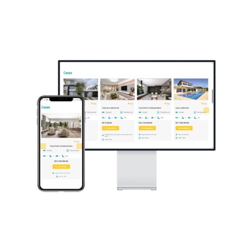 Site PRONTO para IMOBILIÁRIAS